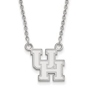 Sterling Silver U of Houston Small Pendant Necklace